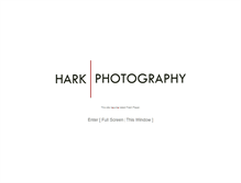 Tablet Screenshot of harkphotography.com